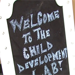 Child Development Lab sign