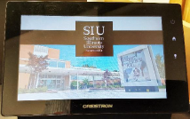 Crestron display panel