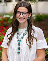 Haley Bode of Waterloo, Illinois, an SIU student pursuing a degree in Agricultural Education with an Early Childhood Education endorsement